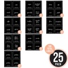 image:imagemDesign Kitchen Storage Preprinted Cursive Adhesive Labels for Jars Canisters Organize Containers Bins for Inside Cabinet Pantry Fridge or Counter  Home Sort Collection 100 Ct BlackWhite