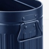 image:imagemDesign Large Steel Free Standing Toilet Paper Organizer 6Roll Tissue Storage Holder Container Bin for Bathroom Floor Fits Under Sink Vanity Shelf In Cabinet or Corner Oscar Collection  BlackNavy