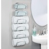 image:imagemDesign Metal Towel Shelves  Towel Rack for the Bathroom with 6 Compartments  Practical Bathroom Accessories for Both Large and Small Towels  BlackChrome