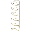 image:imagemDesign Metal Towel Shelves  Towel Rack for the Bathroom with 6 Compartments  Practical Bathroom Accessories for Both Large and Small Towels  BlackSoft Brass