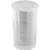 image:imagemDesign Small Plastic Cosmetic Pad Dispenser  Compact Storage Holder for Astringent Wipes on Bathroom Vanity Countertops Cotton Rounds Included  Lumiere Collection  Clear