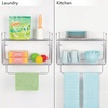 image:imagemDesign Steel Wall Mount Storage Organizer Shelf Rack with Towel Bar  Mounted Shelves for Bathroom Laundry Room Kitchen Garage  Basket for Hand Towels Washcloth  Concerto Collection  Chrome