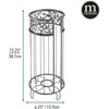 image:imagemDesign Toilet Roll Dispenser  Stylish Bathroom Paper Holder for Extra Storage  Freestanding Toilet Paper Holder with Room for 3 Rolls  GraphiteGraphite