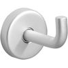 image:imagemDesign Wall Mount Decorative Aluminum Single Storage Organizer Hook for Robes Bath Towels Wash Cloths  Hardware Included 4 Pack  Silver