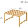 image:imagemDesign Wooden Stackable Storage Shelf  Food and Kitchen Organizer for Cabinet Pantry Shelves Countertop Cabinet  Echo Collection  2 Pack  Natural BambooPack of 2