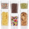 image:imagemDesign Airtight Food Storage Container Combo Pack with Lid for Kitchen Pantry or Cabinet  Cereal Snacks Pasta Candy Rice Beans Baking  BPA Free Set of 6  Clear