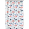 image:imagemDesign Decorative Fish Print  Easy Care Fabric Shower Curtain with Reinforced Buttonholes for Bathroom Showers Stalls and Bathtubs Machine Washable  72 x 72  Bright MultiBright Multi