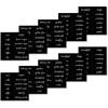 image:imagemDesign Kitchen Storage Preprinted Cursive Adhesive Labels for Jars Canisters Organize Containers Bins for Inside Cabinet Pantry Fridge or Counter  Home Sort Collection 120 Ct  BlackWhite