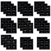 image:imagemDesign Kitchen Storage Preprinted Cursive Adhesive Labels for Jars Canisters Organize Containers Bins for Inside Cabinet Pantry Fridge or Counter  Home Sort Collection 100 Ct BlackWhite