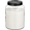 image:imagemDesign Medium Storage Glass Canister with Airtight Metal Lid for Kitchen Pantry Counter or Cabinet Container for Food Snacks Cooking or Baking Supplies Home Sort Collection  ClearBlack