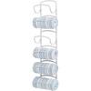 image:imagemDesign Metal Towel Shelves  Towel Rack for the Bathroom with 6 Compartments  Practical Bathroom Accessories for Both Large and Small Towels  BlackLight Gray
