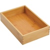 image:imagemDesign Bamboo Kitchen Cabinet Drawer Organizer Tray Bin  EcoFriendly Multipurpose  Use in Drawers on Countertops Shelves or in Pantry  69 x 1042 Pack  Natural Wood Finish65 x 105 x 236
