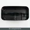 image:imagemDesign Bathroom Shower Caddy Tote for Shampoo Soap Razors  Medium BlackBlack