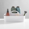 image:imagemDesign Bathroom Shower Caddy Tote for Shampoo Soap Razors  Medium BlackWhite