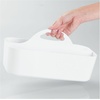image:imagemDesign Bathroom Shower Caddy Tote for Shampoo Soap Razors  Medium BlackWhite