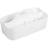 image:imagemDesign Bathroom Shower Caddy Tote for Shampoo Soap Razors  Medium BlackWhite