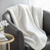 image:imagemDesign Big Soft Plush Faux Fur Blanket  Super Warm Fuzzy Luxury Polyester Throw Blankets for House  Bedroom Living Room Couch Office Ottoman or Dorm Room  White