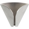 image:imagemDesign Decorative Metal Kitchen SelfAdhesive Wall Mount Towel Hanger  Storage and Display Hook for Hand Dish and Tea Towels  Stick on Inside or Outside of Doors  Unique Design 2 Pack  Brushed