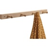 image:imagemDesign Decorative Wood Wall Mount 4 Hook Storage Organizer Rack for Coats Hoodies Hats Scarves Purses Leashes Bath Towels amp Robes  2 Pack  Natural Finish