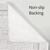 image:imagemDesign Large Modern Bath Mat Runner  NonSkid Bathroom Runner Rug  Long Bath Mat  Oversized Machine Washable Bathroom Floor Carpet Rug  Extra Long Bathroom Rug  Hydra Collection White