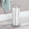 image:imagemDesign Metal Toilet Paper Holder Stand  Storage Reserve for 3 Rolls of Toilet Tissue  Freestanding Toilet Paper Holder  Stylish Bathroom Floor Toilet Paper Stand  Omni Collection  Matte BlackChrome
