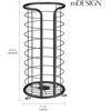 image:imagemDesign Metal Toilet Paper Holder Stand  Storage Reserve for 3 Rolls of Toilet Tissue  Freestanding Toilet Paper Holder  Stylish Bathroom Floor Toilet Paper Stand  Omni Collection  Matte BlackMatte Black