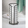image:imagemDesign Metal Toilet Paper Holder Stand  Storage Reserve for 3 Rolls of Toilet Tissue  Freestanding Toilet Paper Holder  Stylish Bathroom Floor Toilet Paper Stand  Omni Collection  Matte BlackMatte Black