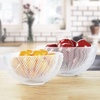 image:imagemDesign Metal Wire Fruit Bowl Basket Set for Kitchen Countertop Counter Organizer and Storage or Table Decor  Modern Decorative Bowls to Hold Fruits and Vegetables Set of 2 Matte White