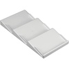 image:imagemDesign Plastic AdjustableExpandable Vitamin Rack Drawer Organizer Tray Insert for Bathroom Vanity Drawers  3 Slanted Storage Shelves  Supplements Medication  Light Gray