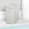 image:imagemDesign Plastic Slim Large 25 Gallon Trash Can Wastebasket Classic Garbage Container Recycle Bin for Bathroom Bedroom Kitchen Home Office Outdoor Waste Recycling  Aura Collection  Light GrayLight Grey