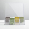 image:imagemDesign Plastic Stackable Tea Bag Storage Bin Organizer Box Holder with Lid for Kitchen Cabinets Countertops Pantry  Container Holds Beverage Bags Pods Packets  2 Pack Clear