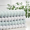 image:imagemDesign Soft 100 Cotton HotelStyle Rectangular Spa Mat Rug Plush Water Absorbent  Ribbed Design  for Bathroom Vanity BathtubShower Machine Washable  34 x 21  2 Pack  Water Blue