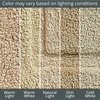 image:imagemDesign Soft 100 Cotton Luxury HotelStyle Rectangular Spa Mat Rug Plush Water Absorbent Decorative Border for Bathroom Vanity BathtubShower Machine Washable Long Runner  60 x 21  NaturalTanLinen