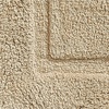 image:imagemDesign Soft 100 Cotton Luxury HotelStyle Rectangular Spa Mat Rug Plush Water Absorbent Decorative Border for Bathroom Vanity BathtubShower Machine Washable Long Runner  60 x 21  NaturalTanLinen