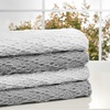 image:imagemDesign Soft 100 Cotton Luxury HotelStyle Rectangular Spa Mat Rug Water Absorbent Diamond Design  for Bathroom Vanity BathtubShower Machine Washable  34 x 21  2 Pack  White