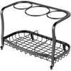 image:imagemDesign Steel Bathroom Countertop Hair Tool Storage Organizer Accessory Basket Tray Vanity Table Holder for Hair Dryer Straightener Curling Iron Styling Products Hyde Collection  Matte WhiteMatte Black