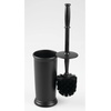 image:imagemDesign Toilet Bowl Brush and Holder  Covered Bathroom Brush  Standing Scrubber in Modern Holder  Compact Space Saving Deep Cleaning  WhiteBlack