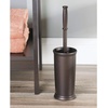 image:imagemDesign Toilet Bowl Brush and Holder  Covered Bathroom Brush  Standing Scrubber in Modern Holder  Compact Space Saving Deep Cleaning  WhiteEspresso