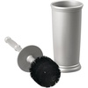 image:imagemDesign Toilet Bowl Brush and Holder  Covered Bathroom Brush  Standing Scrubber in Modern Holder  Compact Space Saving Deep Cleaning  WhiteGray