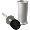 image:imagemDesign Toilet Bowl Brush and Holder  Covered Bathroom Brush  Standing Scrubber in Modern Holder  Compact Space Saving Deep Cleaning  WhiteGray