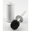 image:imagemDesign Toilet Bowl Brush and Holder  Covered Bathroom Brush  Standing Scrubber in Modern Holder  Compact Space Saving Deep Cleaning  WhiteLight Gray