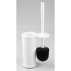 image:imagemDesign Toilet Bowl Brush and Holder  Covered Bathroom Brush  Standing Scrubber in Modern Holder  Compact Space Saving Deep Cleaning  WhiteWhite