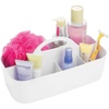 image:imagemDesign Bathroom Shower Caddy Tote for Shampoo Soap Razors  Medium BlackWhite