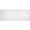 image:imagemDesign Large Modern Bath Mat Runner  NonSkid Bathroom Runner Rug  Long Bath Mat  Oversized Machine Washable Bathroom Floor Carpet Rug  Extra Long Bathroom Rug  Hydra Collection White