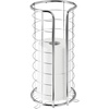 image:imagemDesign Metal Toilet Paper Holder Stand  Storage Reserve for 3 Rolls of Toilet Tissue  Freestanding Toilet Paper Holder  Stylish Bathroom Floor Toilet Paper Stand  Omni Collection  Matte BlackChrome