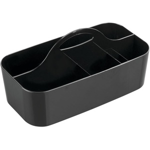 image:imagemDesign Bathroom Shower Caddy Tote for Shampoo Soap Razors  Medium BlackBlack