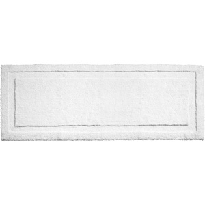 image:imagemDesign Large Modern Bath Mat Runner  NonSkid Bathroom Runner Rug  Long Bath Mat  Oversized Machine Washable Bathroom Floor Carpet Rug  Extra Long Bathroom Rug  Hydra Collection White