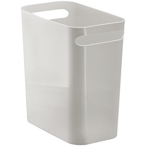 image:imagemDesign Plastic Slim Large 25 Gallon Trash Can Wastebasket Classic Garbage Container Recycle Bin for Bathroom Bedroom Kitchen Home Office Outdoor Waste Recycling  Aura Collection  Light GrayLight Grey