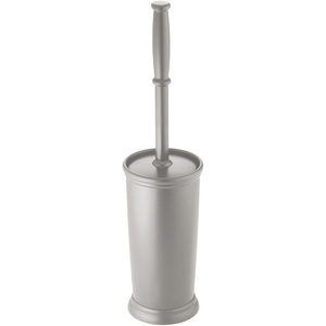 image:imagemDesign Toilet Bowl Brush and Holder  Covered Bathroom Brush  Standing Scrubber in Modern Holder  Compact Space Saving Deep Cleaning  WhiteGray