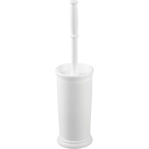 image:imagemDesign Toilet Bowl Brush and Holder  Covered Bathroom Brush  Standing Scrubber in Modern Holder  Compact Space Saving Deep Cleaning  WhiteWhite